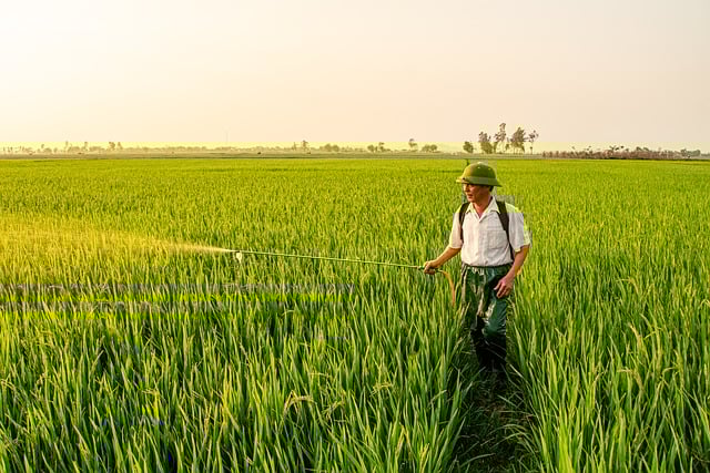 farm operations checklist on clipboard with harvest crates in background